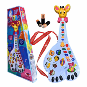 Guitarra Musical Girafa Teclado Infantil Som