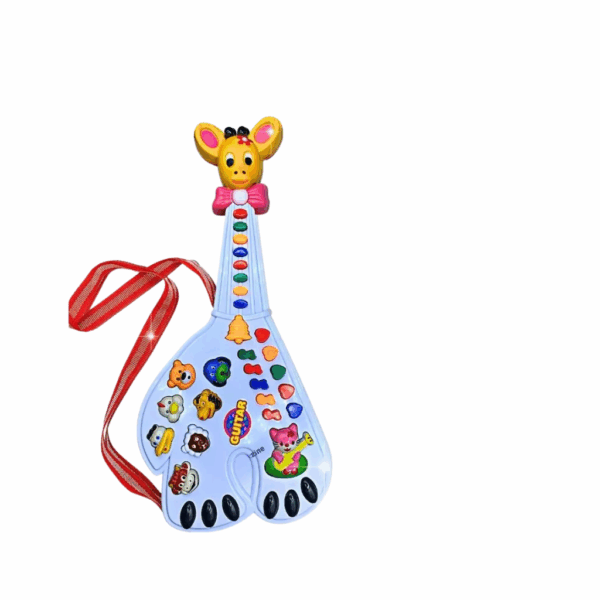 Guitarra Musical Girafa Teclado Infantil Som - Imagem 4
