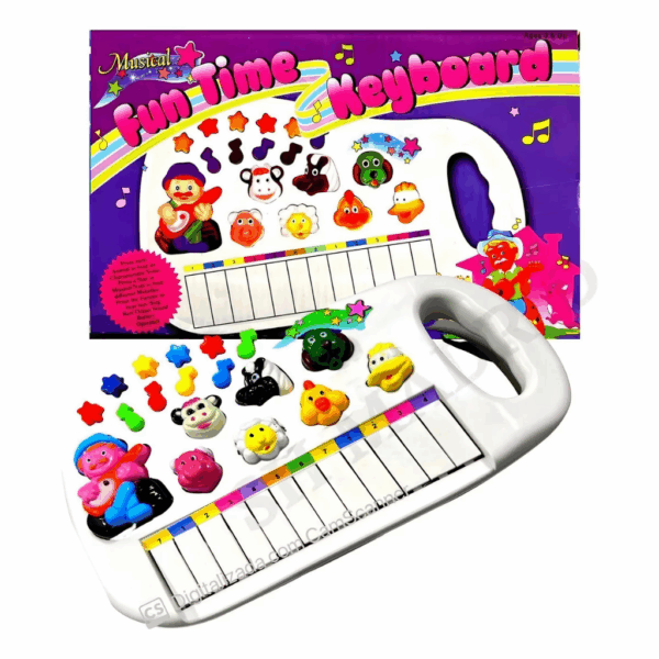 Piano Brinquedo Musical bebe fazendinha - Imagem 3