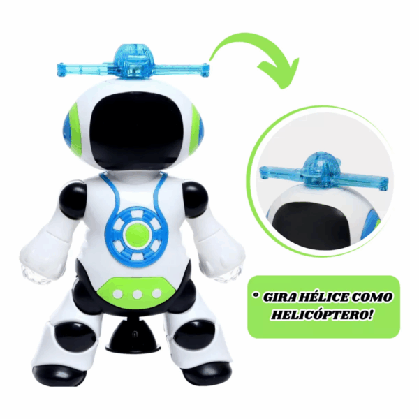 Brinquedo Robô Dançarino Sons E Luzes Brinquedo Musical - Imagem 2
