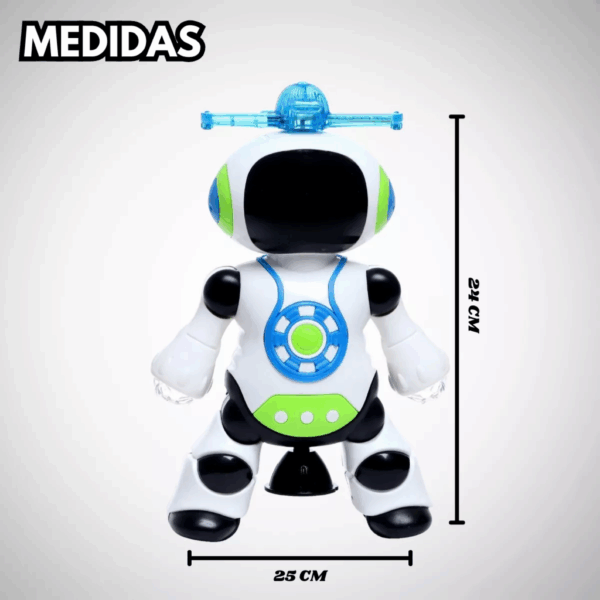 Brinquedo Robô Dançarino Sons E Luzes Brinquedo Musical - Imagem 6