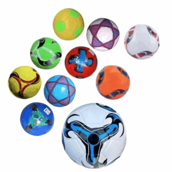 Kit 10 Bolas De Futebol Tamanho 5 Sintético Cores Variadas - Imagem 6