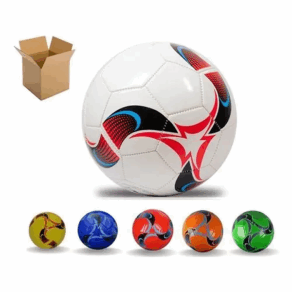 Kit 10 Bolas De Futebol Tamanho 5 Sintético Cores Variadas - Imagem 4