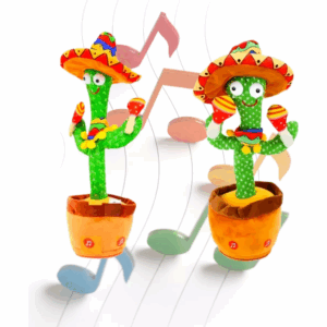 Cacto Falante Dançante 120 Músicas Voz Brinquedo Dança Fala