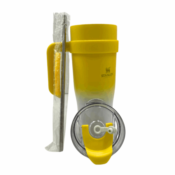 Copo Térmico Garrafa em Aço Inox 1,2 Litros Com Tampa e Canudo Logo Stan BWB-001 - Imagem 6