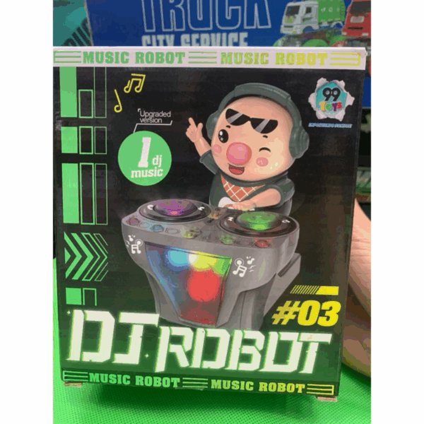 Brinquedo musical porquinho dj dançante com luzes, som e anda sozinho - Imagem 3