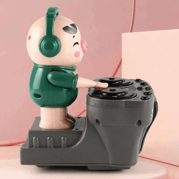 Brinquedo musical porquinho dj dançante com luzes, som e anda sozinho - Imagem 5