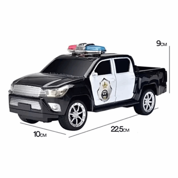 Caminhonete Policial Brinquedo De Controle Remoto Divertido - Imagem 4