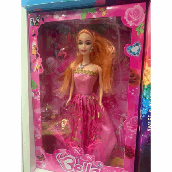 Brinquedo boneca Bella fashion princesa presente envio imediato - Imagem 2