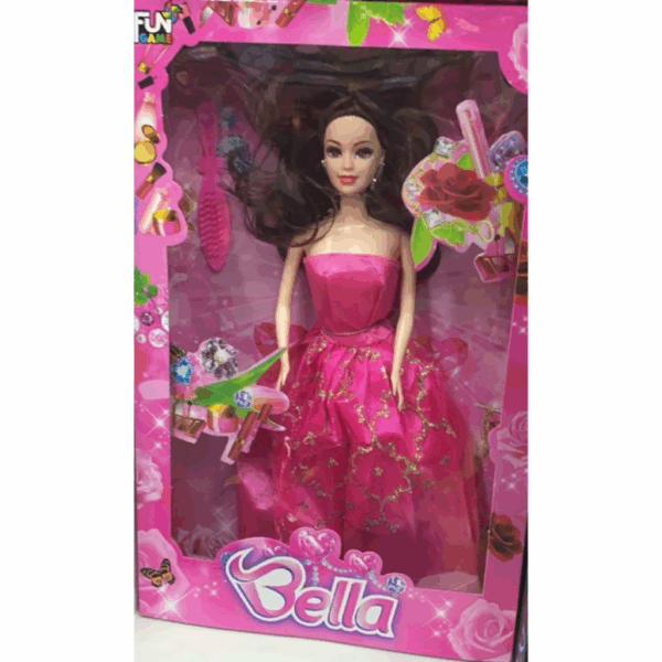 Brinquedo boneca Bella fashion princesa presente envio imediato - Imagem 3