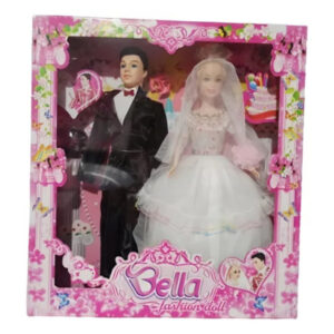 Boneca Casal Noivo E Noiva vestido Casamento