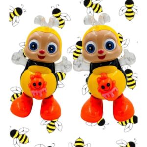 Abelha Abelhinha Dançante Brinquedo Infantil Musical Som Luz(PILHAS INCLUSAS)