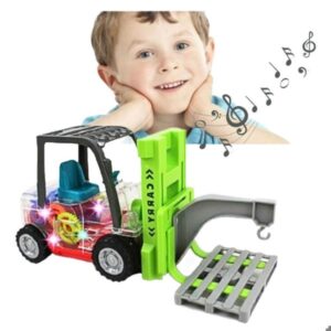 Brinquedo Carrinho Empilhadeira Luz Som Automátic Bate Volta Bebê  (PROMOÇÃO)